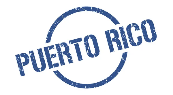 Puerto Rico stamp. Puerto Rico grunge round isolated sign — 스톡 벡터