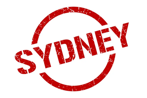Сидни Стэмп. Индивидуальный знак гранжа Сиднея — стоковый вектор