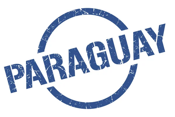 Sello Paraguay. Paraguay grunge ronda signo aislado — Vector de stock