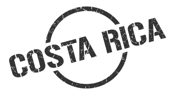 Costa Rica stamp. Costa Rica grunge round isolated sign — 스톡 벡터