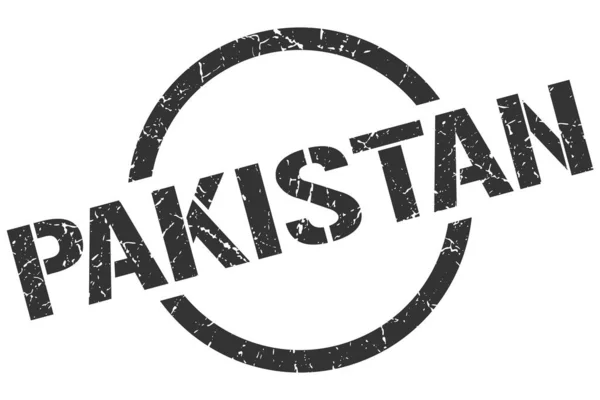 Pakistanische Briefmarke. Pakistan grunzt um isoliertes Schild — Stockvektor