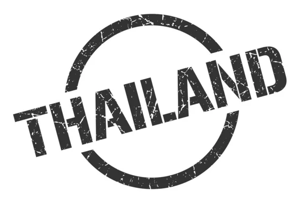 Sello de Tailandia. Tailandia grunge ronda signo aislado — Archivo Imágenes Vectoriales