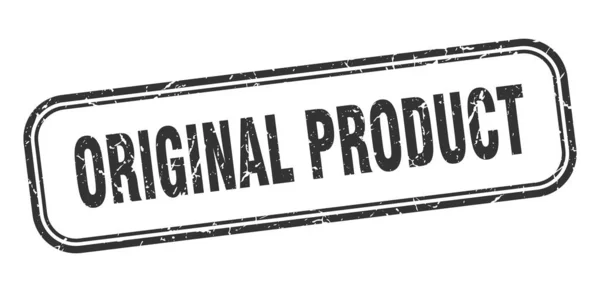 Carimbo original do produto. produto original quadrado grunge sinal preto — Vetor de Stock