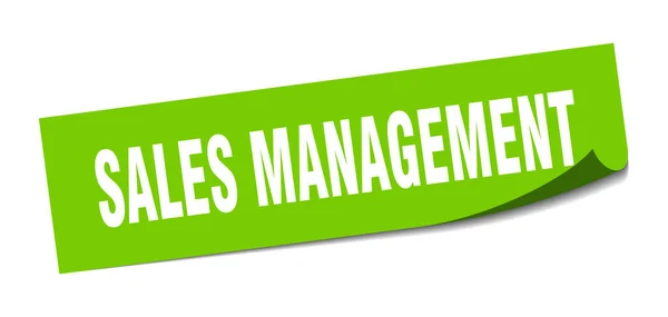 Pegatina de gestión de ventas. gestión de ventas signo cuadrado. gestión de ventas. pelador — Archivo Imágenes Vectoriales