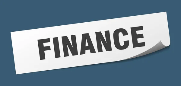 Finanční nálepka. finanční čtverec. finance. škrabka — Stockový vektor