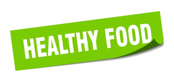 Aufkleber für gesunde Ernährung. Zeichen für gesunde Ernährung. Gesunde Ernährung. Schäler — Stockvektor