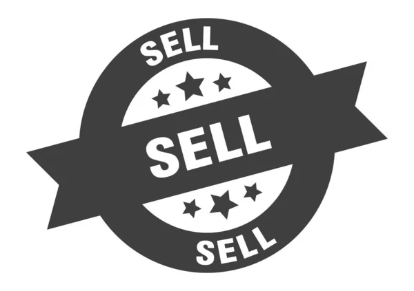 Segno di vendita. vendere adesivo nastro rotondo. vendere tag — Vettoriale Stock