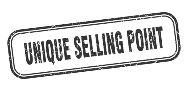 Unique selling point stamp. unique selling point square grunge black sign. unique selling point tag — ストックベクタ