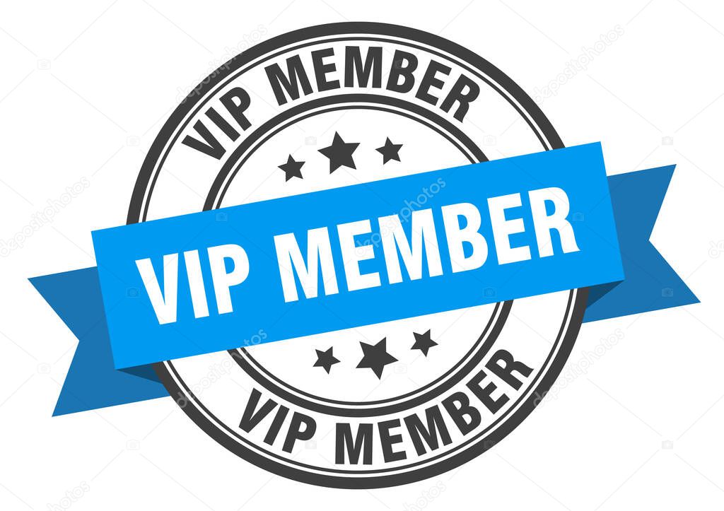 vip member label. vip memberround band sign. vip member stamp