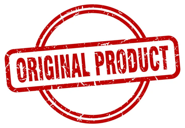 Originele productstempel. origineel product rond vintage grunge teken. oorspronkelijk product — Stockvector