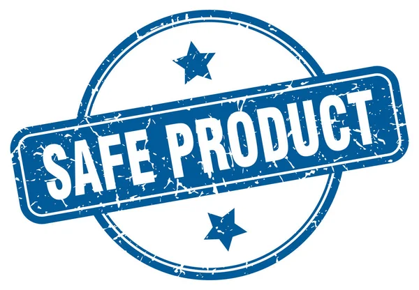 Safe product stamp. safe product round vintage grunge sign. safe product — ストックベクタ