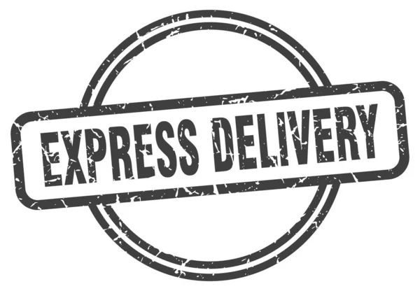 Express delivery stamp. express delivery round vintage grunge sign. express delivery — Stock vektor