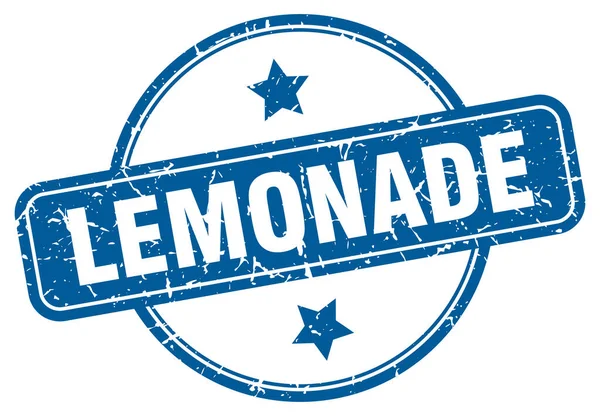 Timbre de limonade. limonade ronde vintage signe grunge. limonade — Image vectorielle