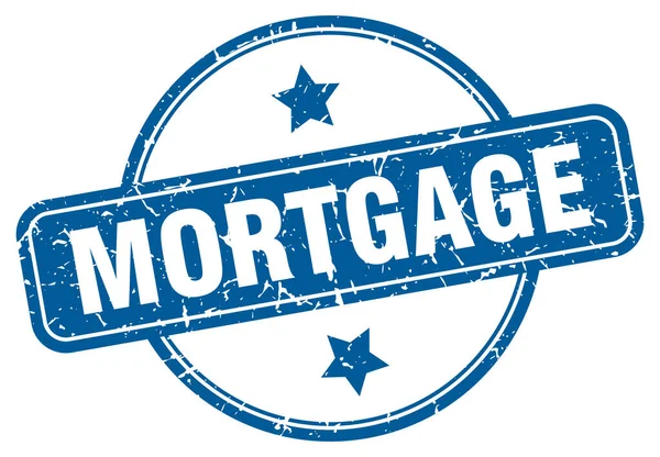 Mortgage stamp. mortgage round vintage grunge sign. mortgage — Stock vektor