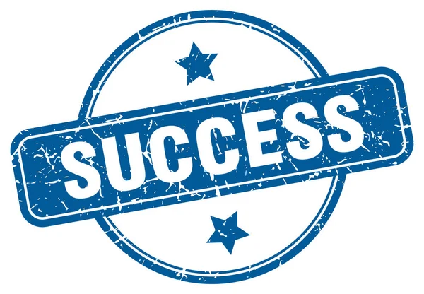 Success stamp. success round vintage grunge sign. success — Stockvector