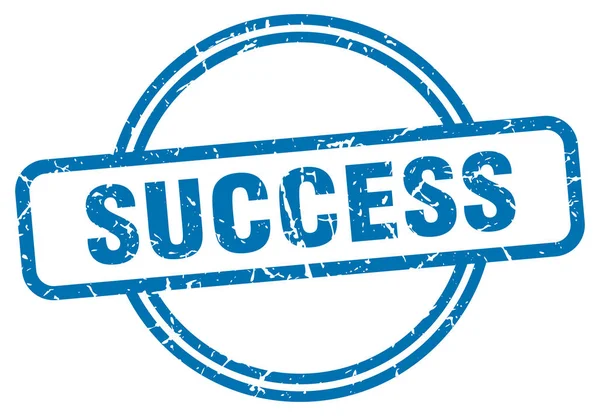Success stamp. success round vintage grunge sign. success — Stockvector