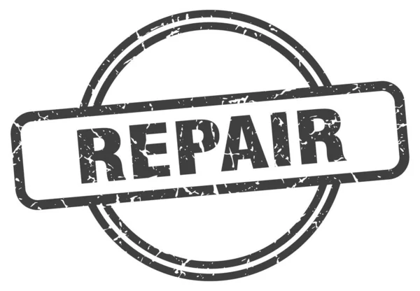 Repair stamp. repair round vintage grunge sign. repair — Stockový vektor