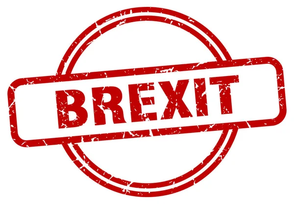 Sello de brexit. Brexit ronda signo grunge vintage. brexit — Vector de stock