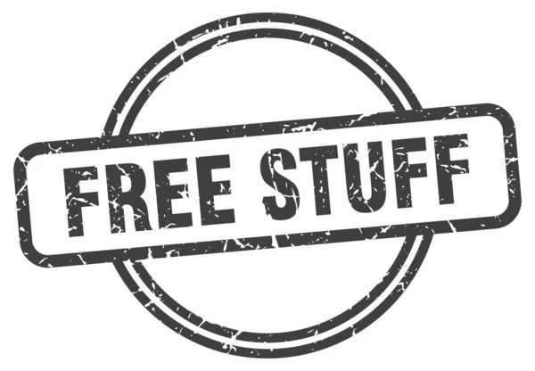 Timbre-poste gratuit. gratuit trucs ronds vintage signe grunge. trucs gratuits — Image vectorielle
