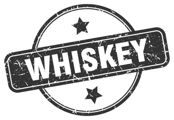 Znaczek whisky. Znak grunge 'a z whisky. whisky — Wektor stockowy
