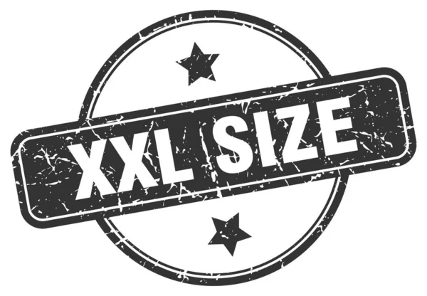 Xxl velikost razítka. xxl velikost kulaté vinobraní grunge znamení. xxl velikost — Stockový vektor