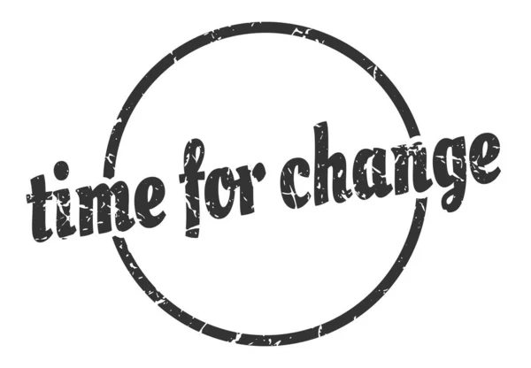 Time Change Sign Time Change Vintage Grunge Stamp Time Change — Stock Vector