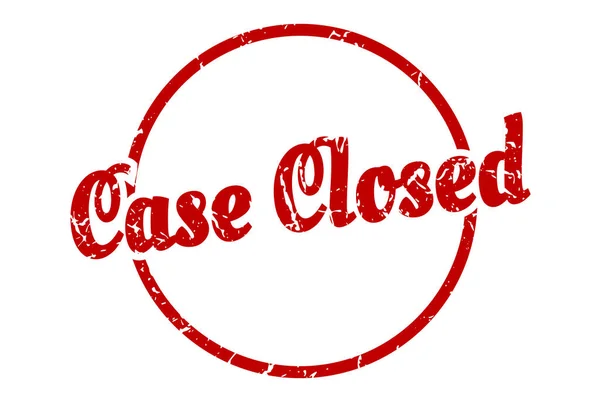 Case Closed Sign Case Closed Vintage Grunge Stamp Case Closed — Stock Vector