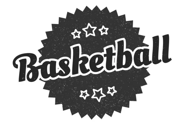 Basketball Sign Basketball Vintage Retro Label Basketball — Stock Vector