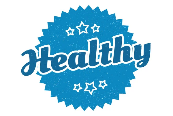 Healthy Sign Healthy Vintage Retro Label Healthy — Stock Vector