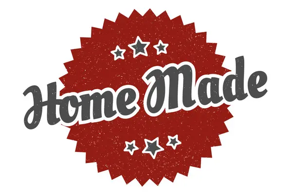 Home Made Sign Home Made Vintage Retro Label Home Made — Stock Vector
