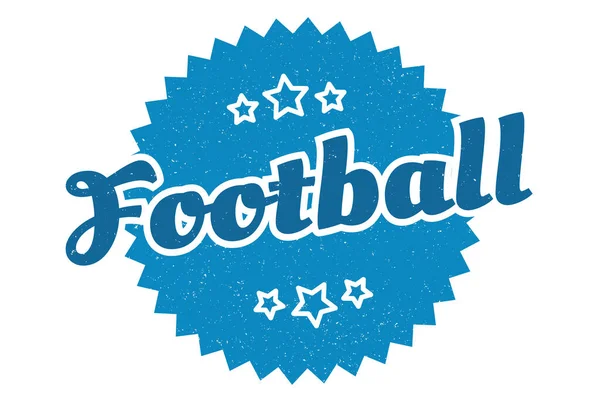 足球标志 足球复古复古标签 — 图库矢量图片