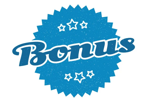 Bonusové Znamení Bonusové Kolo Retro Štítek Bonus — Stockový vektor