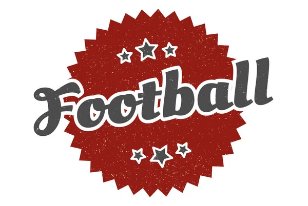 Football Sign Football Vintage Retro Label Football — Stock Vector