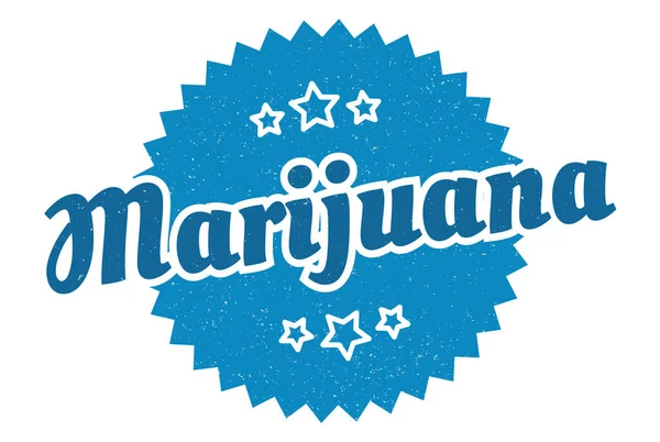 Marijuana Sign Marijuana Vintage Retro Label Marijuana — Stock Vector