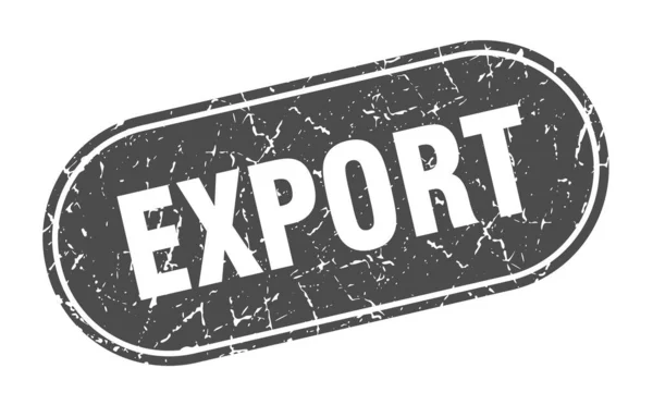 Exportní Značka Export Grunge Černé Razítko Popisek — Stockový vektor