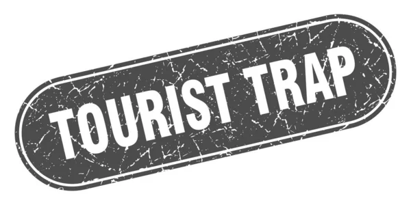 Turistická Značka Pasti Turistická Grunge Černé Razítko Popisek — Stockový vektor
