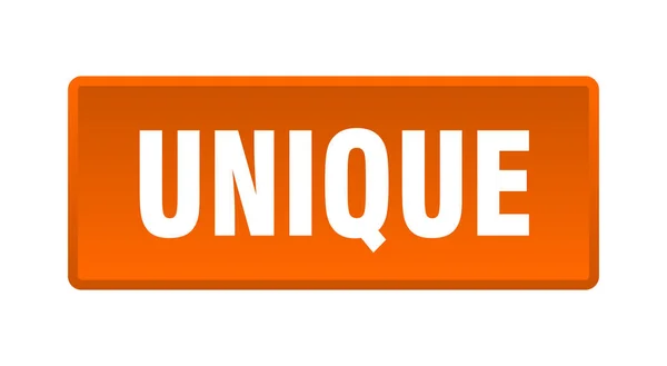 Einzigartige Taste Einzigartige Quadratische Orangefarbene Drucktaste — Stockvektor