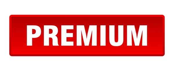 Premium Taste Premium Quadratischer Roter Druckknopf — Stockvektor