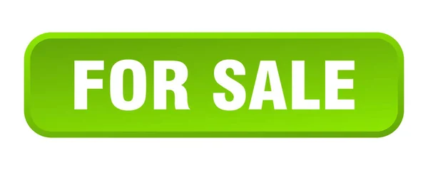 Zum Verkauf Zum Verkauf Quadrat Druckknopf — Stockvektor