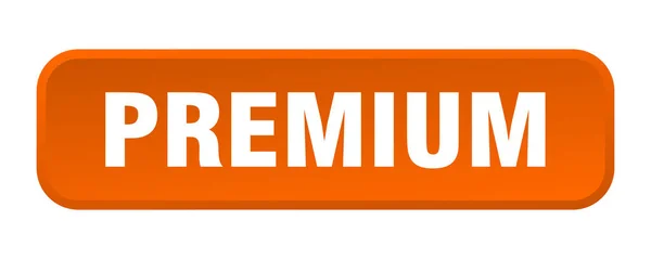 Premiumknappen Premium Kvadrat Tryckknapp — Stock vektor