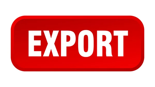 Botón Exportación Exportación Cuadrado Pulsador — Vector de stock