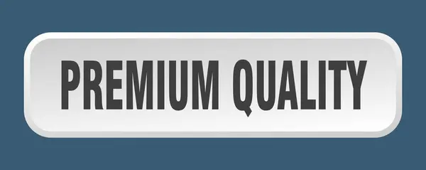 Premium Qualität Taste Hochwertige Quadratische Taste — Stockvektor