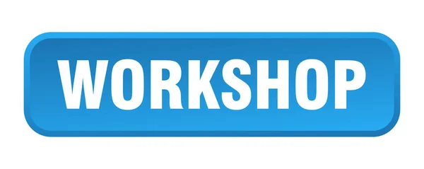 Workshop Knop Workshop Vierkante Drukknop — Stockvector