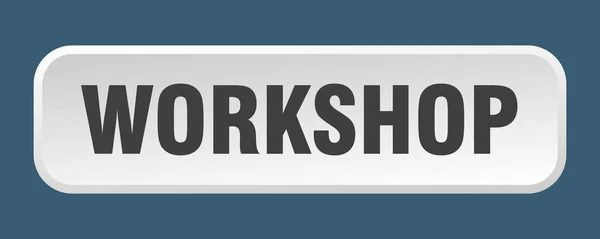 Workshop Knop Workshop Vierkante Drukknop — Stockvector
