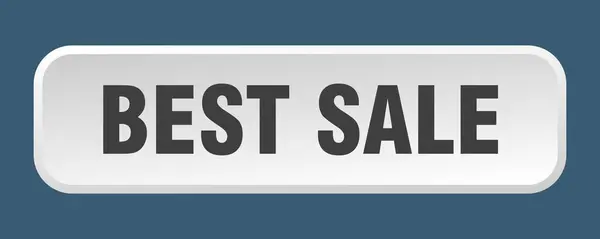 Κουμπί Best Sale Best Sale Τετράγωνο Κουμπί Ώθησης — Διανυσματικό Αρχείο