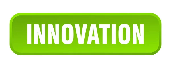 Przycisk Innowacji Innowacyjny Kwadrat Przycisk — Wektor stockowy
