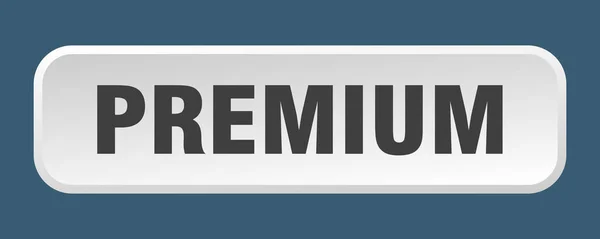 Premiumknappen Premium Kvadrat Tryckknapp — Stock vektor