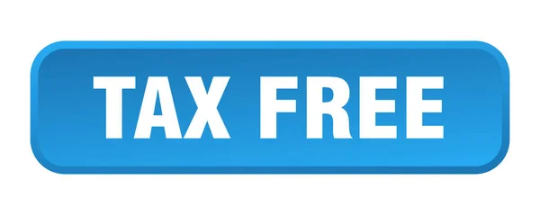 Кнопка Tax Free Кнопка Tax Free Квадрата — стоковый вектор