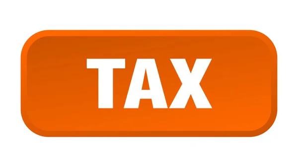 Botón Impuestos Pulsador Cuadrado Impuestos — Archivo Imágenes Vectoriales
