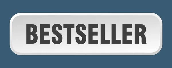 Przycisk Bestsellera Bestseller Kwadrat Przycisk — Wektor stockowy